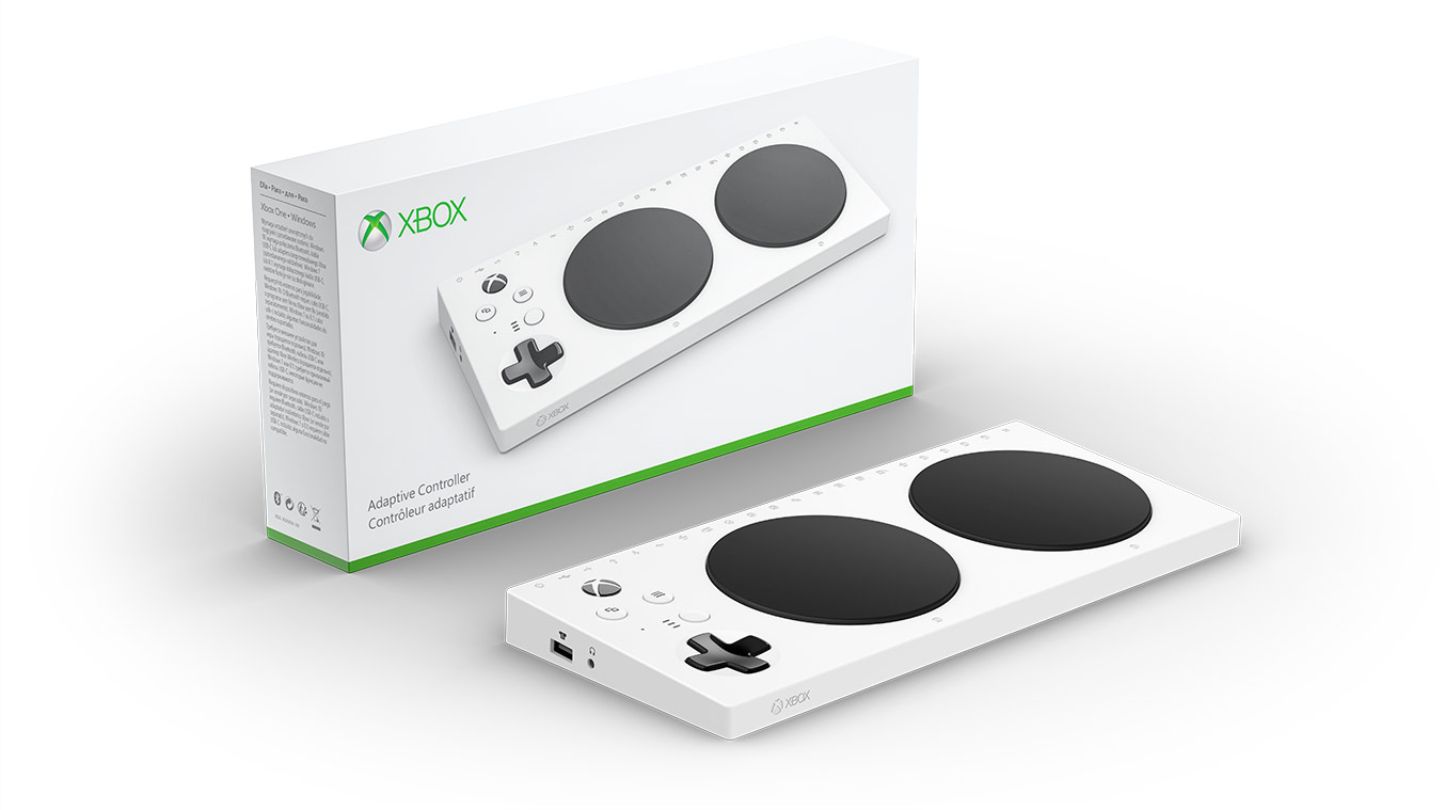 O Xbox Adaptative Controller. Foto: Divulgação