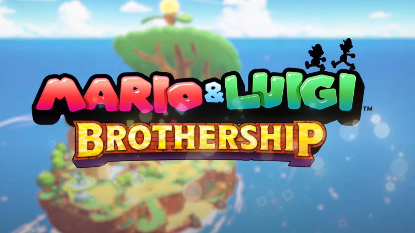 Tela título do novo Mario & Luigi Brothership. Foto: Reprodução, YouTube