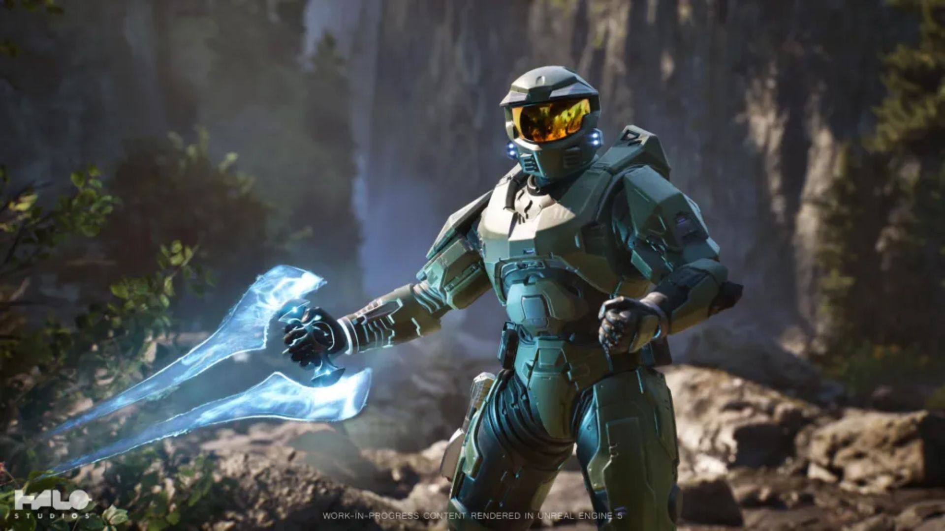 Master Chief renderizado na Unreal Engine 5. Foto: Halo Studios, Divulgação