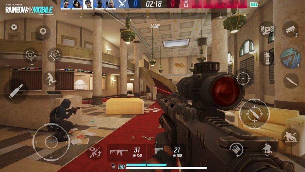rainbow six, rainbow six mobile, ubisoft, gameplay