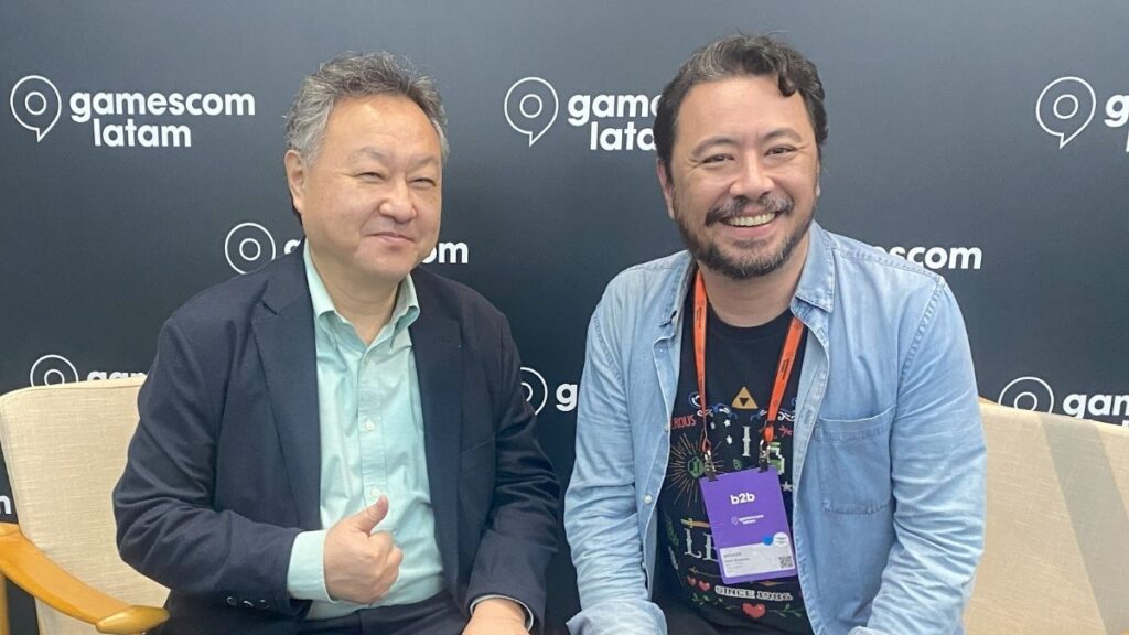 shuhei yoshida, pablo miyazawa, gamescom latam