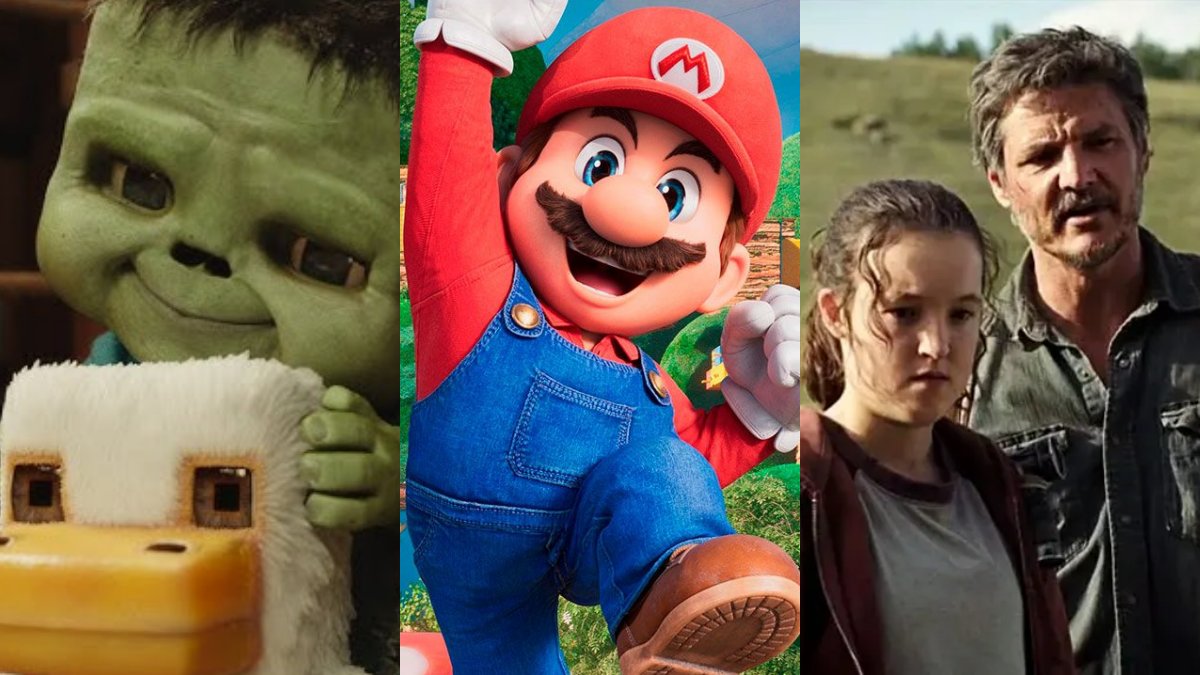 mario, filme, minecraft, last of us, hbo