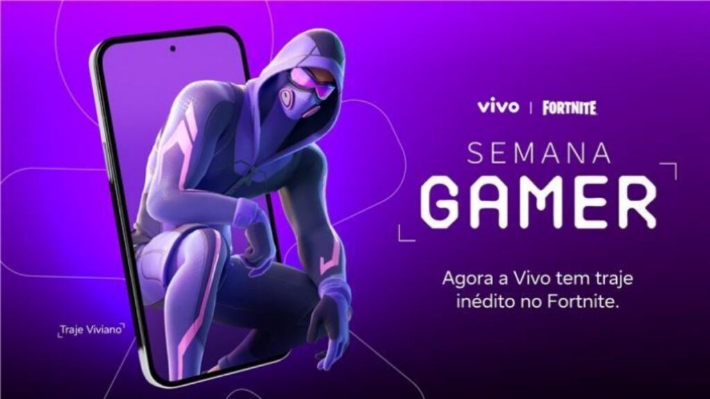 vivo, fortnite, epic games, dia do gamer