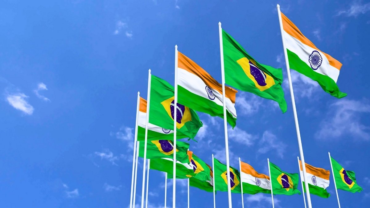 brasil, brazil, india, bandeira, flags