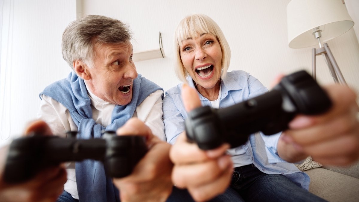 idoso, idosos, videogame, console, gamers