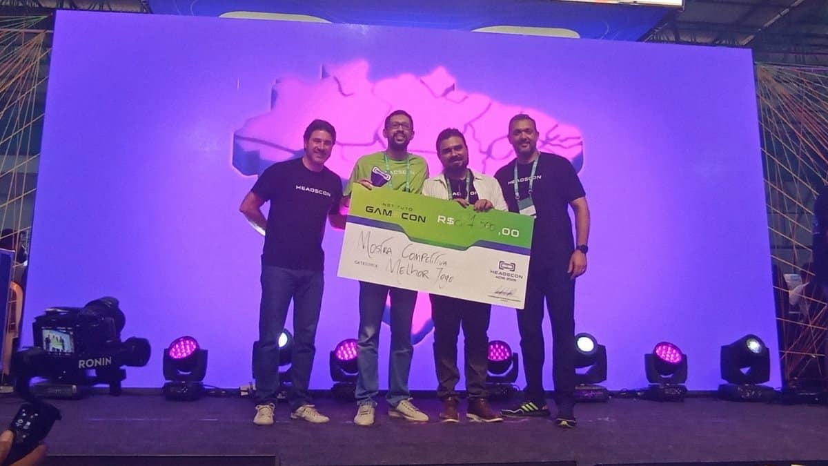 Edson Silva da Costa, desenvolvedor de Belém, recebe prêmio. Foto: Divulgação, Agência Collab